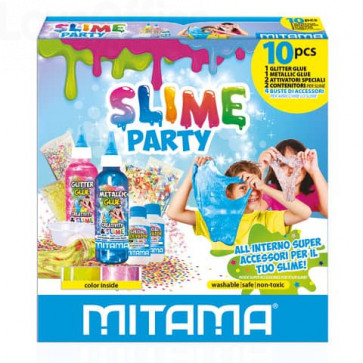 Kit Mitama Slime Party Glitter Glue colori assortiti - 62883