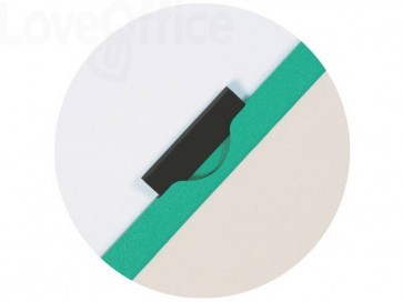 Cartelline con clip Q-Connect PVC 22x30,7 cm Verde KF00464 (conf.10)