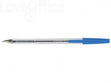 Penne a sfera Q-Connect - M - Blu - 0,7 mm (conf.20)