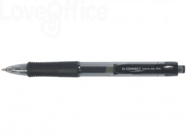 Penne a sfera inchiostro gel Q-Connect Sigma - M - 0,5 mm Nero (conf.12)