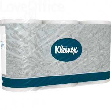 Carta igienica KLEENEX Ultra 200 Kimberly Clark - 2 veli - 350 strappi - 8442 (conf.8)