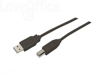 Cavo di collegamento Media Range USB 2.0 A/B Nero MRCS102