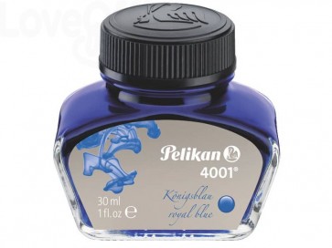 Flacone inchiostro di china Pelikan 4001-78 30 ml Blu royal 301010