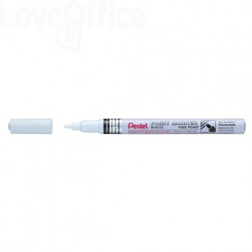 Paint Marker Pentel - punta fine da 2,9 mm - Pennarello a vernice Bianco 