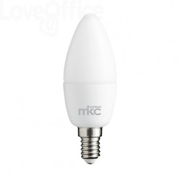 Lampadina LED a Candela MKC E14 430 lumen Bianco - luce calda