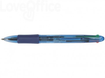 Penne a sfera Q-Connect quattro colori - 0,7 mm (conf.10)
