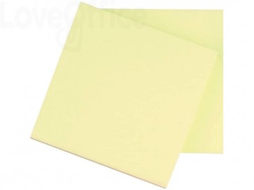 Foglietti riposizionabili Q-Connect 63 g/m² giallo 76x76 mm - KF10502 (12 blocchetti da 100 fogli)