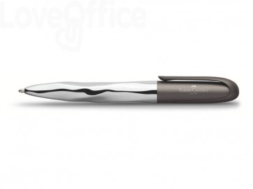Penna a sfera Faber-Castell N'Ice Metallic XB - 0,5 mm - Grigio Antracite 149606