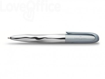Penna a sfera Faber-Castell N'Ice Metallic XB - 0,5 mm - Grigio Azzurro 149607
