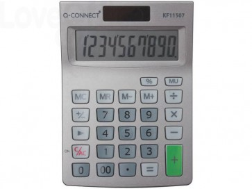 calcolatrice da tavolo 12 tasti ,grande display, batterie , energia solare