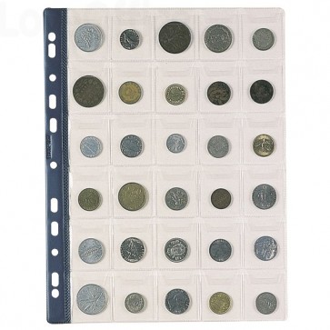 Buste portamonete Favorit - 30 tasche - numismatica - 22,5x30 cm - Trasparenti (conf.10)