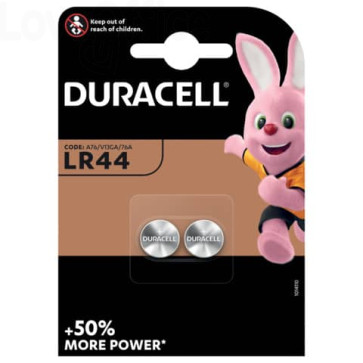 Batterie alcaline Duracell Electronics - LR44 - 1,5 V DU23 (conf.2)