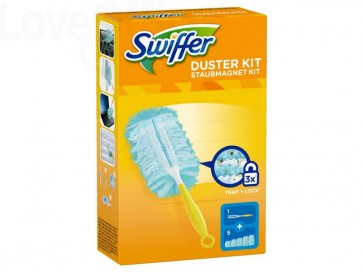 607 Starter Kit catturapolvere per mobili Swiffer DUSTER Verde (1 + 5  piumini) 8.03 - Prodotti per la Pulizia - LoveOffice®