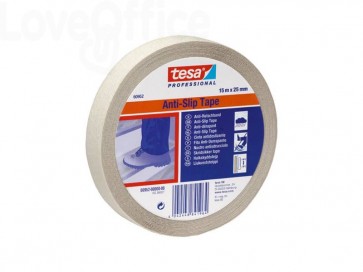 Nastro antisdrucciolo Tesa Anti Slip Professional 25mmx15m Trasparente 60952-00000-00