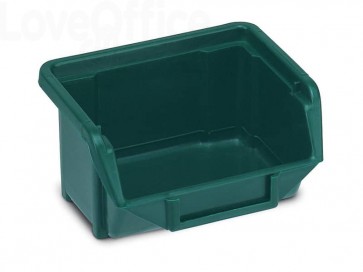 Sistema di contenitori sovrapponibili TERRY Eco Box 110 - un contenitore Verde - 1000424 (conf.3)