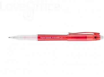 Penne gel cancellabili Paper Mate Erasable - M - 0,7 mm Rosso (conf.12)
