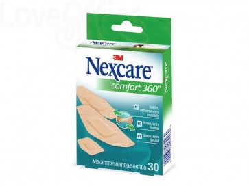 Cerotti Nexcare™ Comfort 360° Assortito in 3 misure impermeabili Assortito (conf.30)