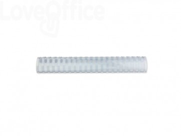 Dorsi plastici a 21 anelli GBC CombBind 32 mm - fino a 310 fogli A4 Bianco - 4028204 (conf.50)
