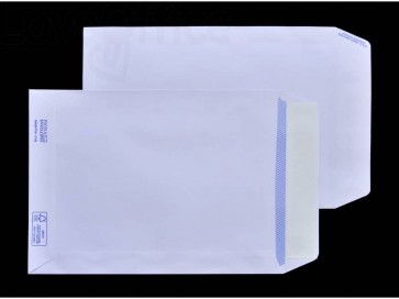 Buste a sacco Bianche autoadesive removibili Pigna Envelopes Competitor strip 100 g/m² 190x260 mm - 0029525 (conf.500)