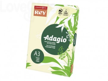 1513 Cartoncini colorati A3 Avorio INTERNATIONAL PAPER Rey Adagio - 160  g/m² - 29,7x42 cm (risma 250 fogli) 27.85 - Carta - LoveOffice®