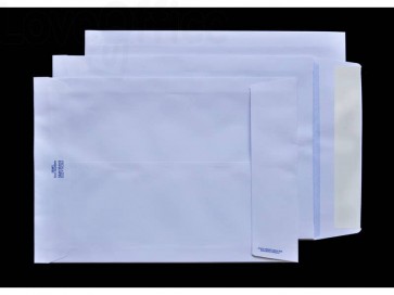 Buste a sacco Bianche Pigna Envelopes Competitor strip Large soffietti 4 cm 120 g/m² 250x350 mm (conf.250)