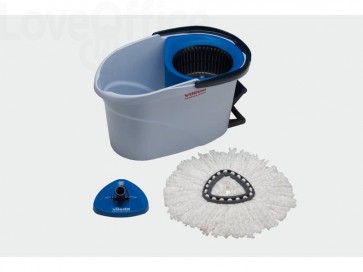 Starter kit per sistema di pulizia Vileda Professional UltraSpin Mini Blu