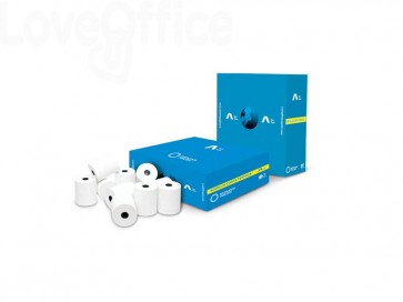 Rotoli registratore di cassa Rotolificio Pugliese Exclusive - 49 mm x 30 m - foro 12 mm - 4930TQ (conf.10)