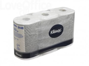 Carta igienica 3 veli KLEENEX® in carta a 3 veli 350 strappi Bianco - 8440 (pacco da 6 rotoli)