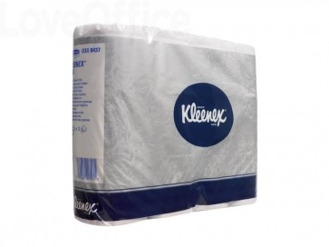 Carta igienica 2 veli KLEENEX® in carta a 2 veli Bianco - 8437 (pacco da 12 rotoli)