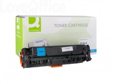 Toner Compatibile HP CF381A Ciano Q-Connect 