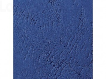 Copertine per rilegatura in similpelle GBC Leathergrain cartoncino goffrato A4 Blu scuro (conf.100 copertine)