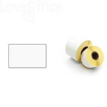 Etichette adesive in rotoli per stampanti trasferimento termico diretto Printex 50x100 cm Bianco permanente (conf.500)