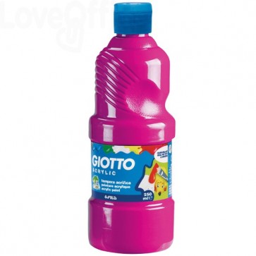 Tempera acrilica GIOTTO - Magenta - 500 ml - 533710