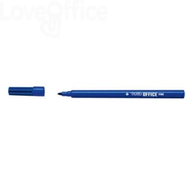 471 Pennarelli punta in fibra Tratto Office punta conica 0,7 mm Blu  (conf.12) 1.60 - Cancelleria e Penne - LoveOffice®
