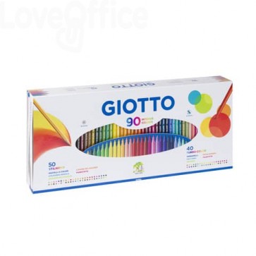 Matite Colorate Giotto FILA Stilnovo Bicolor 12 Colori