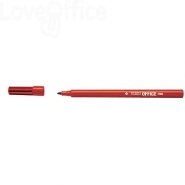 471 Pennarelli punta in fibra Tratto Office punta conica 0,7 mm Rosso  (conf.12 pezz) 1.51 - Cancelleria e Penne - LoveOffice®