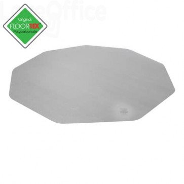 Tappeto protettivo salvapavimento Floortex Trasparente per moquette 96x98 cm
