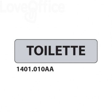 Cartello "Toilette" 1401.010AA