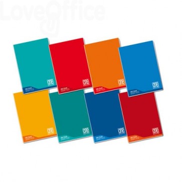 Quaderno A4 - copertina in PPL - 2+1 ff - colori assortiti - One color  Blasetti
