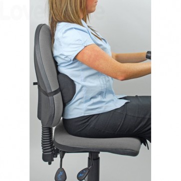 Supporto lombare per sedia portatile Fellowes - Nero - 8042101