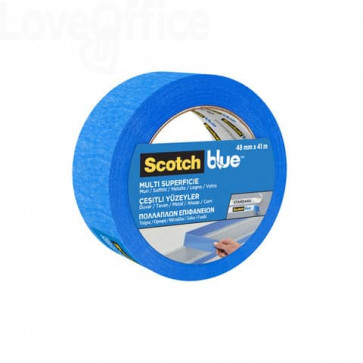 Nastro di mascheratura multisuperficie Scotch® Blue™ 2090 - 48 mm x 41 m - Blu - 2090IGT48