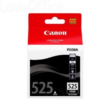 Cartuccia Originale Canon 4529B001 inchiostro pigmentato Chromalife 100+ PGI-525PGBK Nero