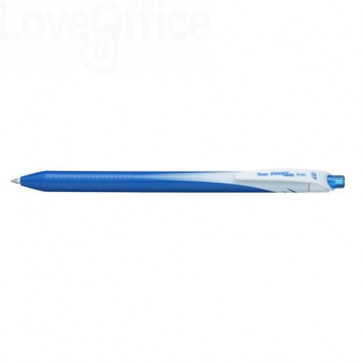 Penna roller a scatto Pentel Energel X punta 0,7 mm - Blu - Value Pack 20+4 penne omaggio - 22230