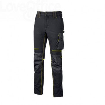 Pantalone da lavoro U-Power ATOM Black Carbon - taglia XL