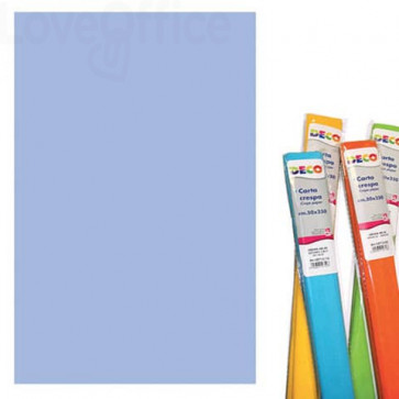 Rotolo di Carta crespa - 50x250 cm - 40 g/m² Deco azzuro cielo 10713/13
