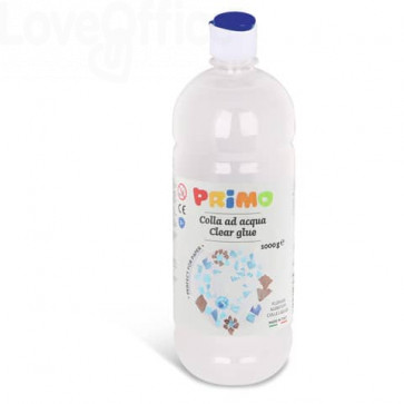 Colla ad acqua Primo Trasparente bottiglia 1000 ml con tappo dosatore