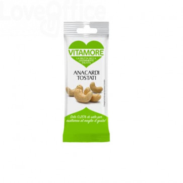 Snack monoporzione Anacardi tostati - Vitamore - 25 gr EUR01127