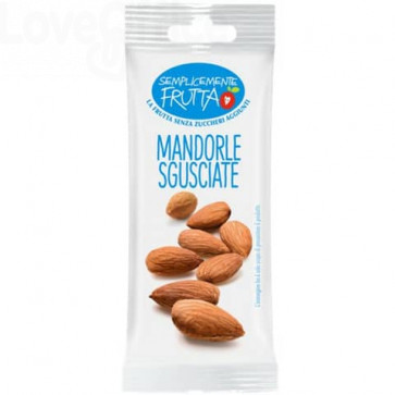 Snack monoporzione Mandorle sgusciate Semplicemente Frutta - 30 gr