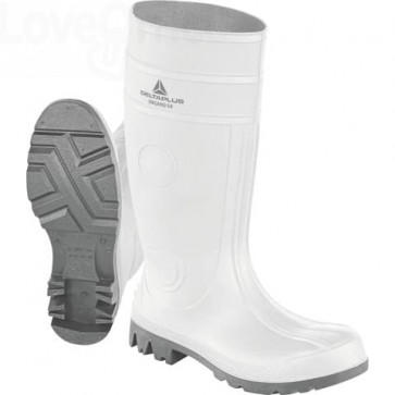 Stivali di sicurezza in PVC  Delta Plus ORGANO S4 bianco-grigio - misura 44 - ORGANS4BC44