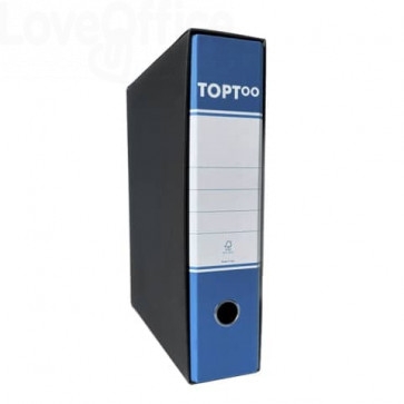 Registratori protocollo TOPToo con custodia Dorso 8 cm - 23x33 cm - Azzurro (conf.6)
